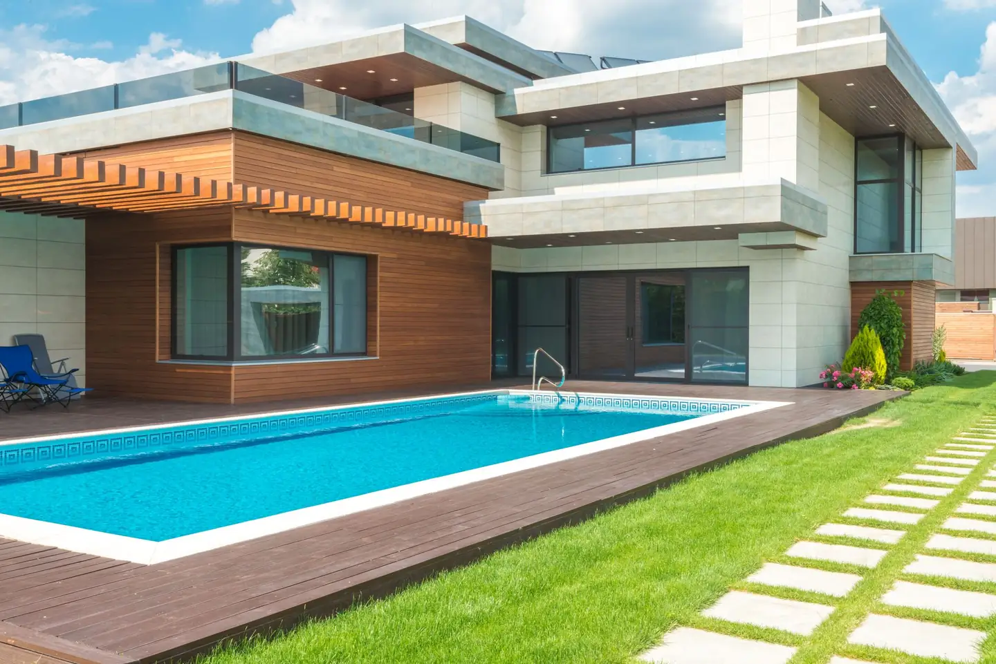 Swimming pool built in Green Hills, NSW